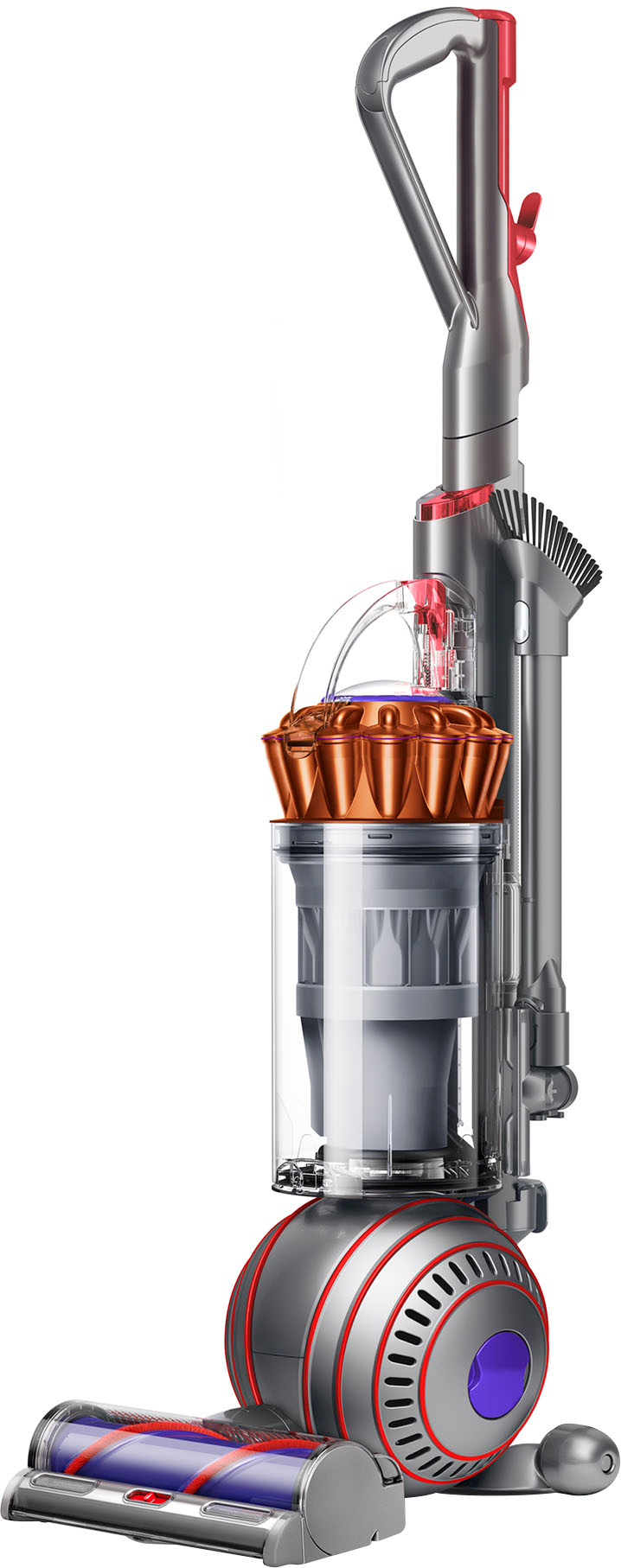 Angle View: Dyson - Ball Animal 3 Extra Upright Vacuum with 5 accessories - Copper/Silver