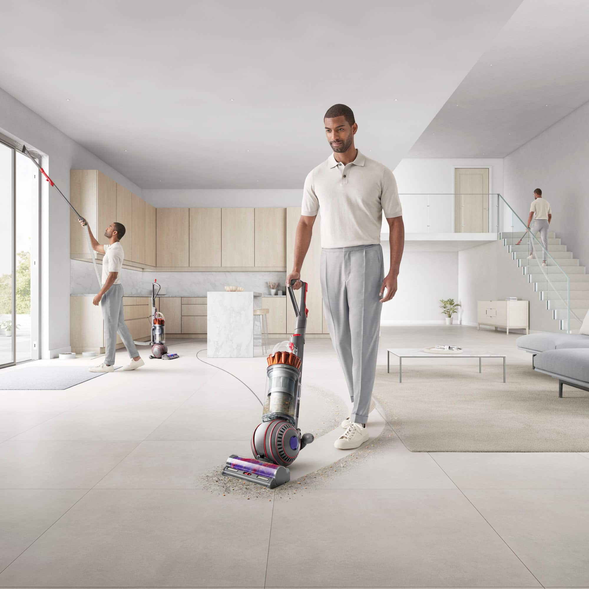 Alt View 11. Dyson - Ball Animal 3 Extra Upright Vacuum with 5 accessories - Copper/Silver.