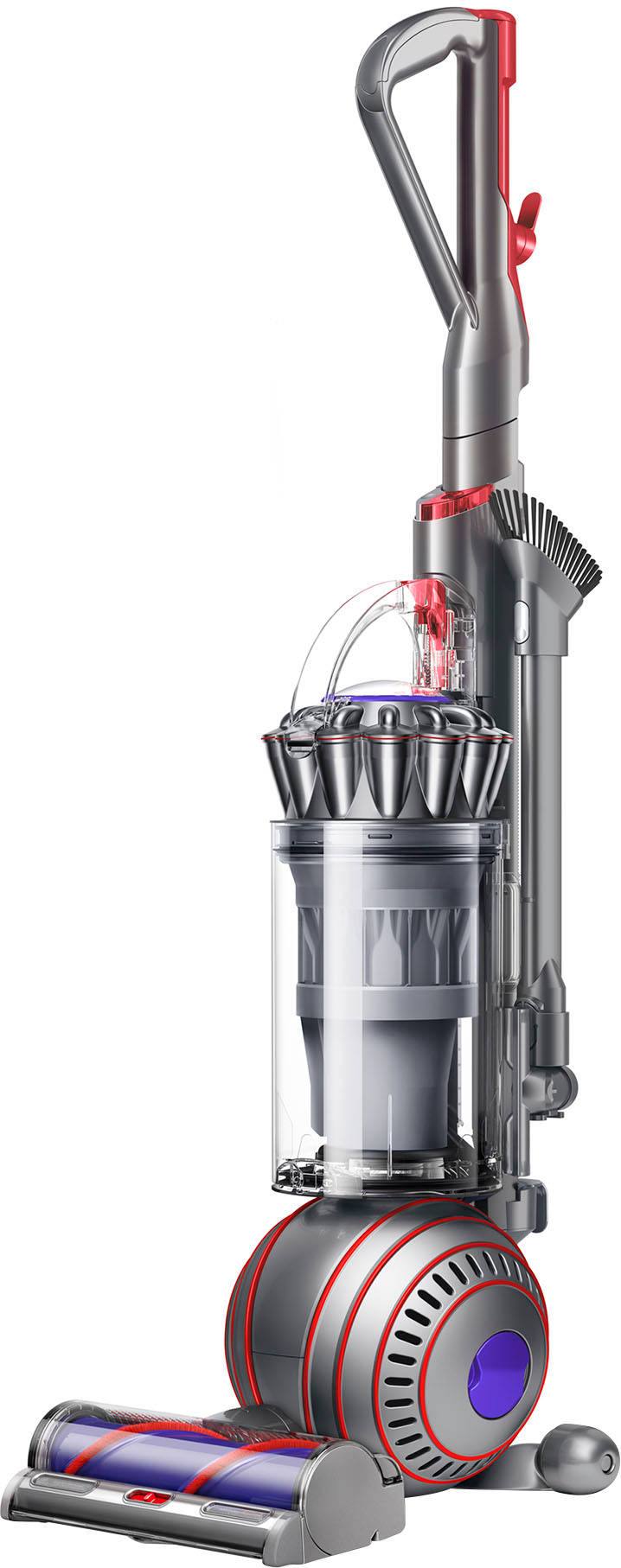 Angle View: Dyson - Ball Animal 3 Upright Vacuum with 2 accessories - Nickel/Silver