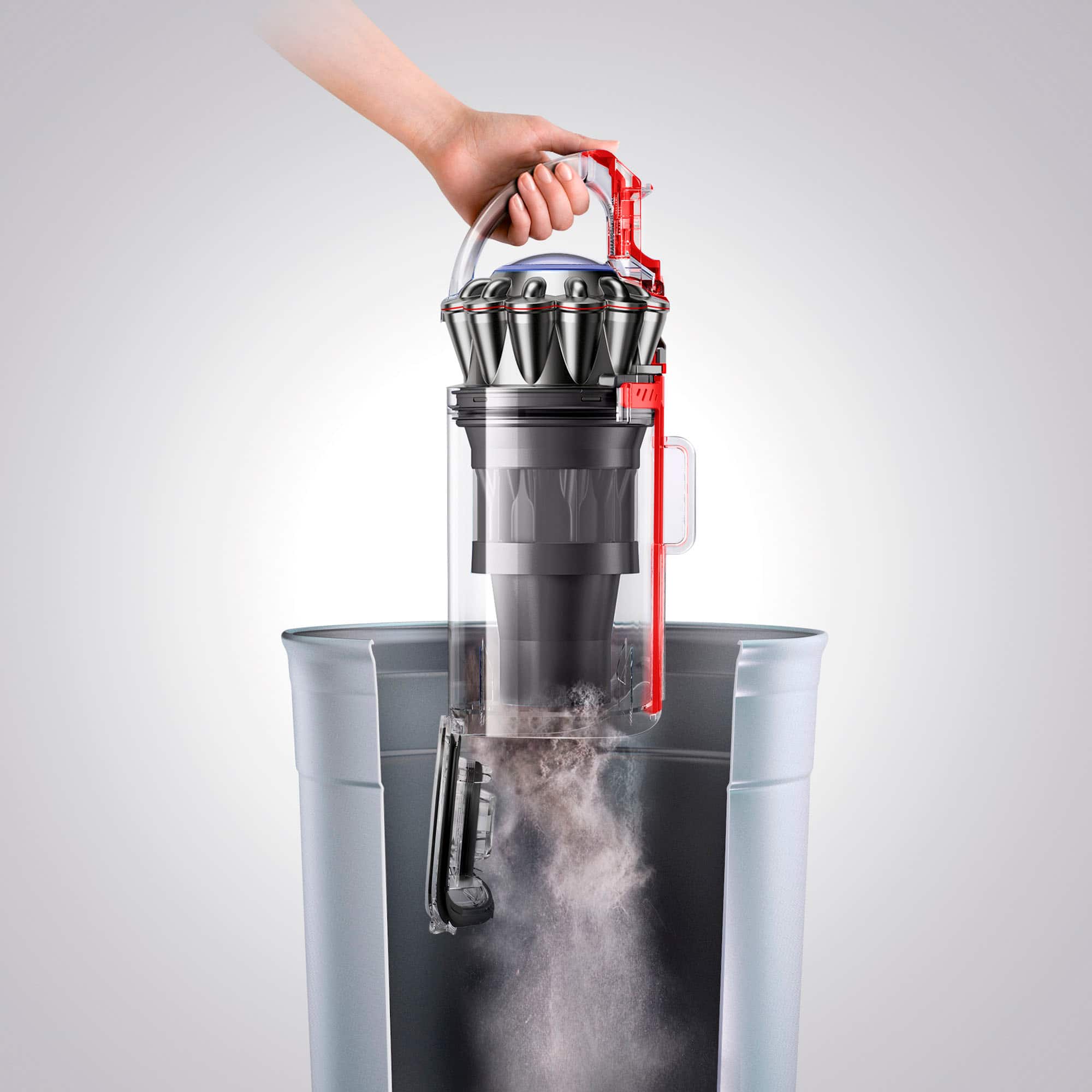 Alt View 16. Dyson - Ball Animal 3 Upright Vacuum with 2 accessories - Nickel/Silver.