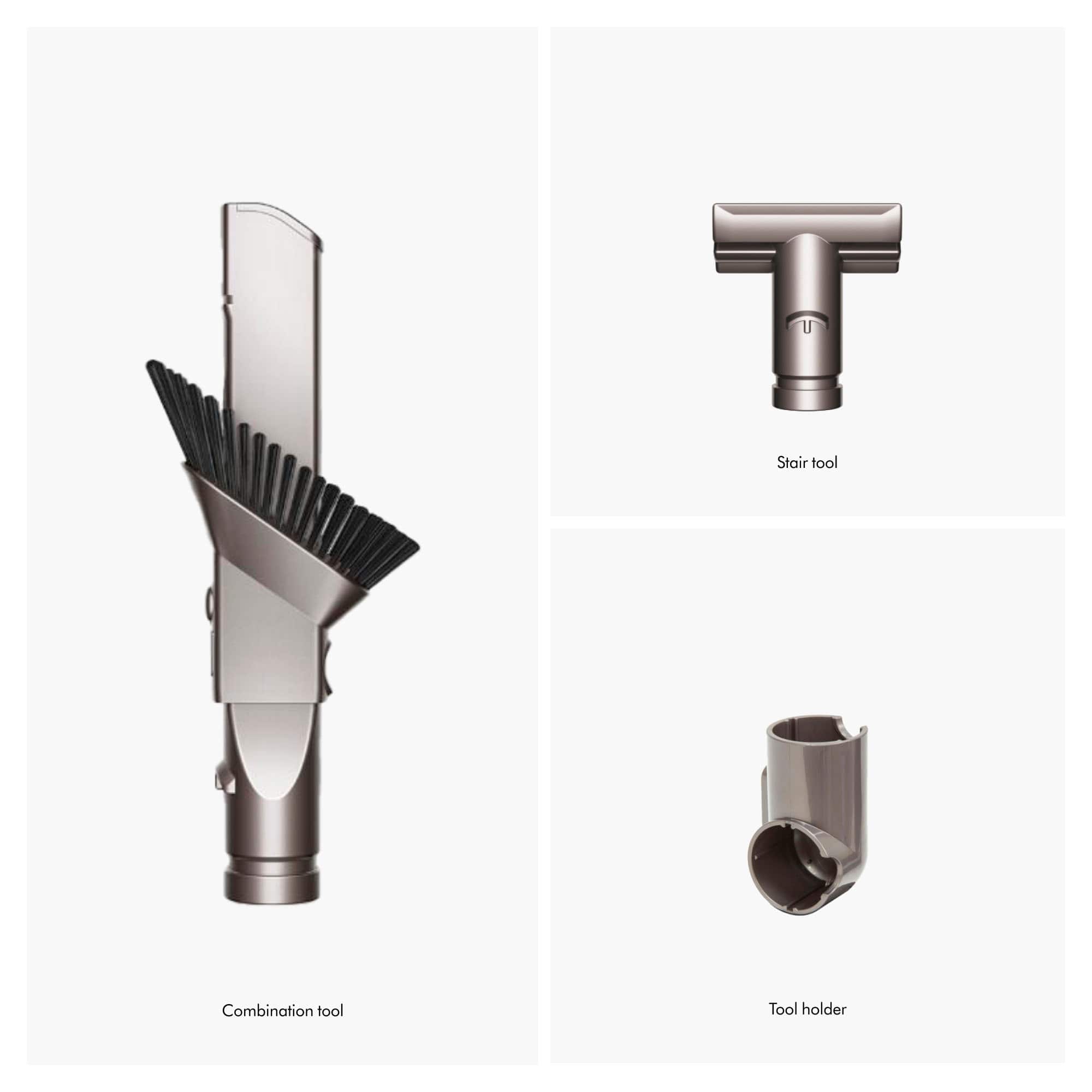 Alt View 1. Dyson - Ball Animal 3 Upright Vacuum with 2 accessories - Nickel/Silver.