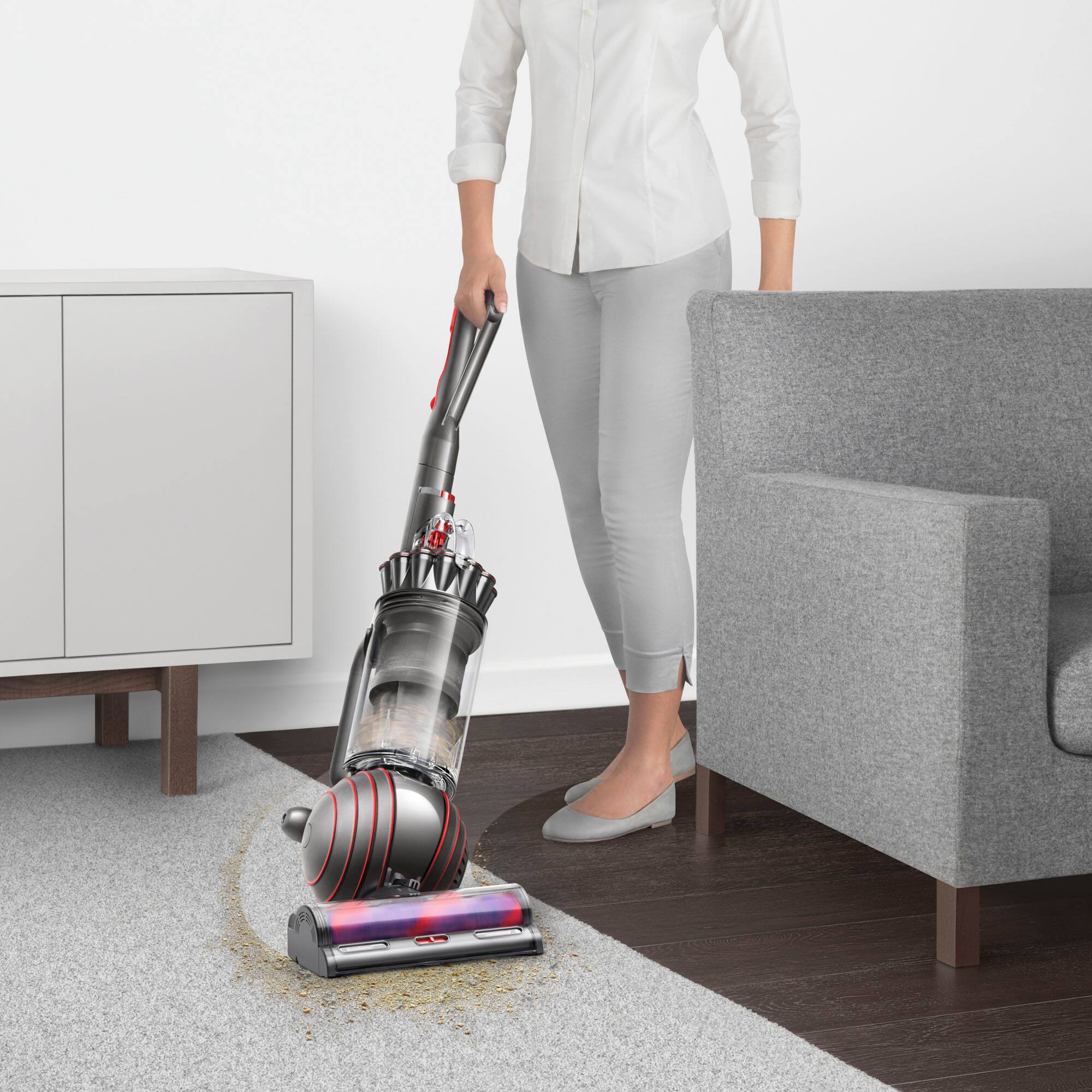 Alt View 11. Dyson - Ball Animal 3 Upright Vacuum with 2 accessories - Nickel/Silver.