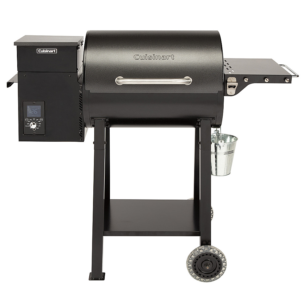 Angle View: Cuisinart - Wood Pellet Grill and Smoker​ - Black