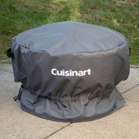 Cuisinart - Cleanburn Outdoor Fire Pit Cover- Multi-Fit-19.5" & 24" - Gray - Left_Zoom