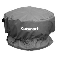 Cuisinart - Cleanburn Fire Pit Cover - Gray - Front_Zoom