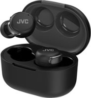 JVC - True Wireless Noise Canceling Headphones - Black - Front_Zoom