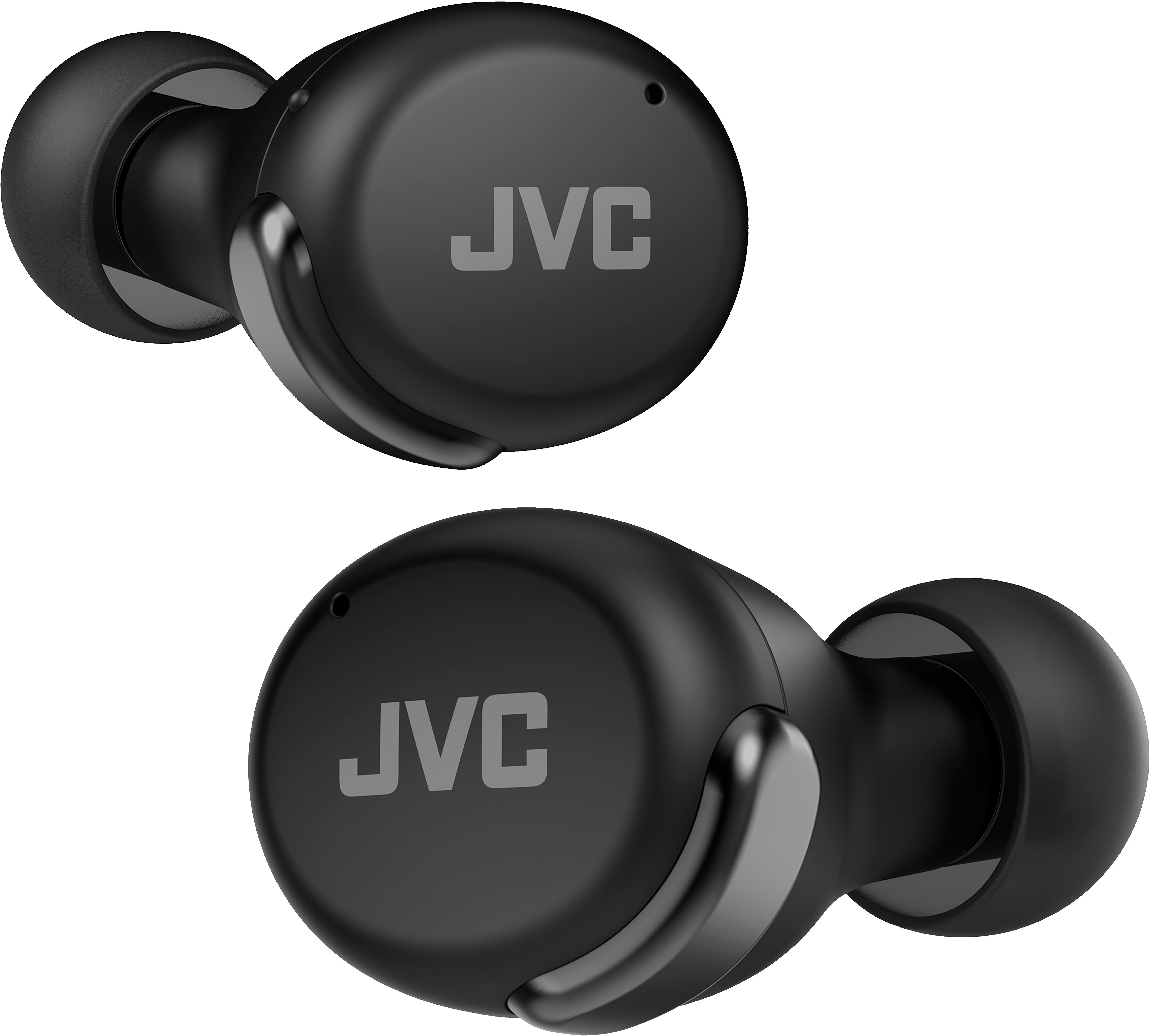 Angle View: JVC - True Wireless Noise Canceling Headphones - Black