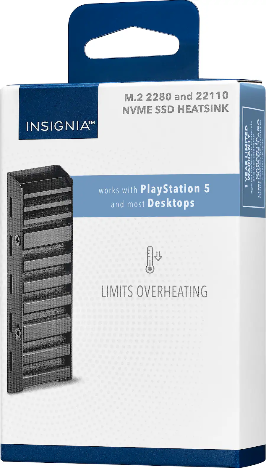 Insignia NS-PM2HS Dissipatore Di Calore Per SSD M.2 NVMe E PS5 – Nero - Foto 2