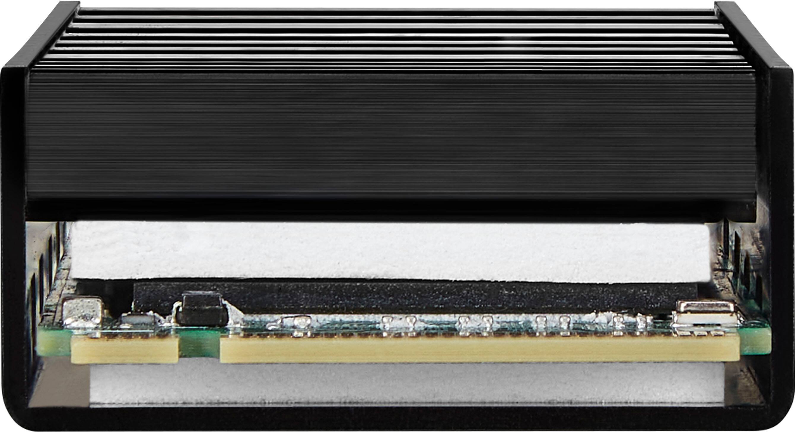 Alt View 16. Insignia™ - Heatsink Enclosure for M.2 NVMe SSDs and PS5 - Black.