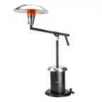 Front. Cuisinart - Perfect Position Propane Patio Heater - Black.