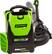 Alt View 12. Greenworks - 80-Volt Cordless Backpack Leaf Blower - 180 MPH/610 CFM (2.5Ah Battery and Charger Included) - Green.