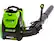 Left. Greenworks - 80-Volt Cordless Backpack Leaf Blower - 180 MPH/610 CFM (2.5Ah Battery and Charger Included) - Green.