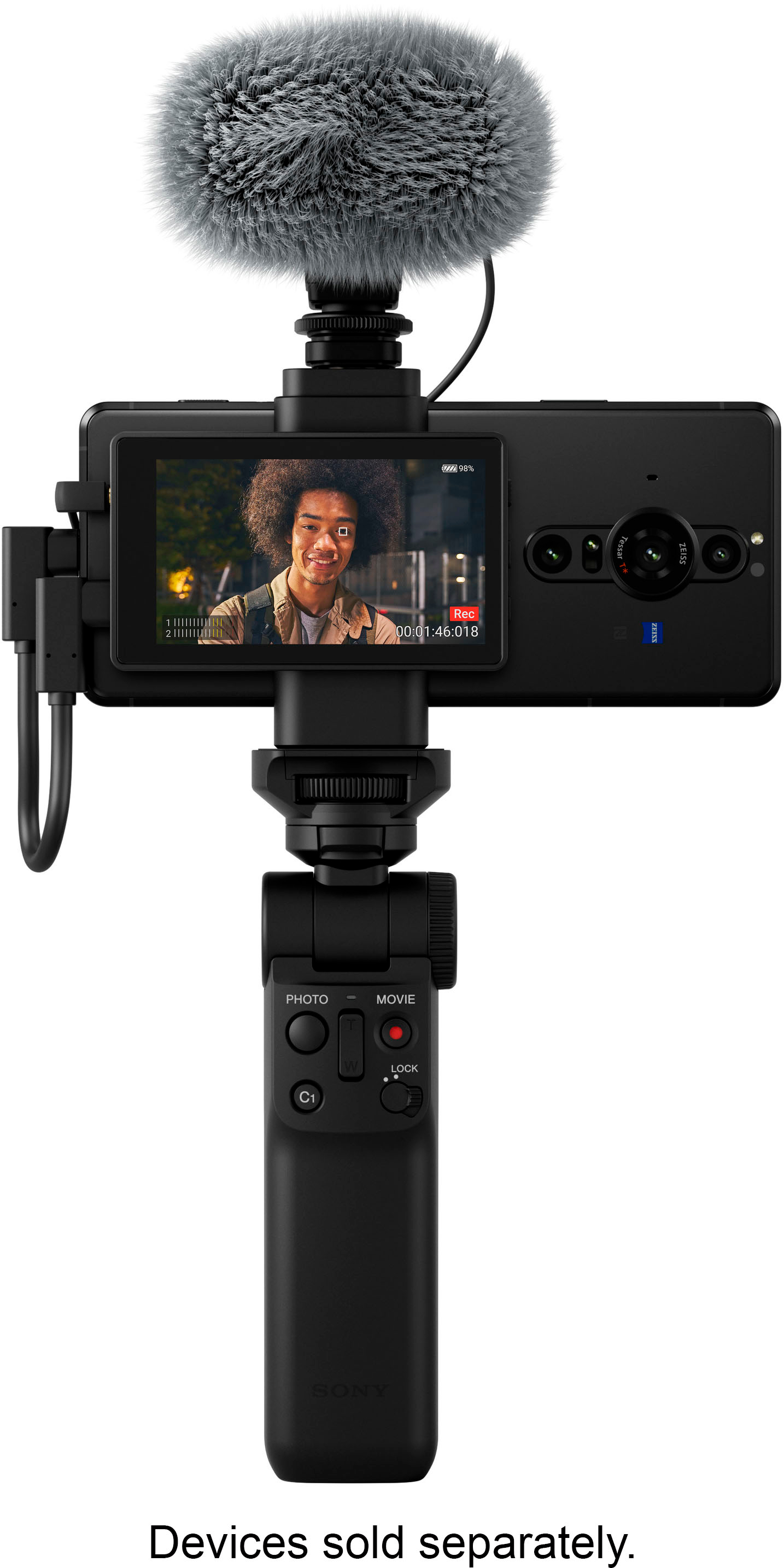 Sony Vlog Monitor Black XQZIV01 - Best Buy
