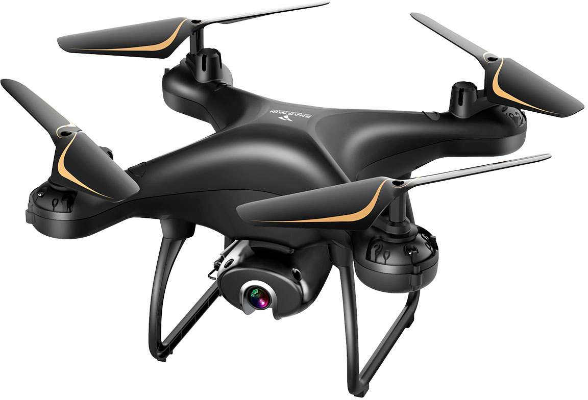 Angle View: Snaptain - SP680 2.7k Drone with Remote Control - Black