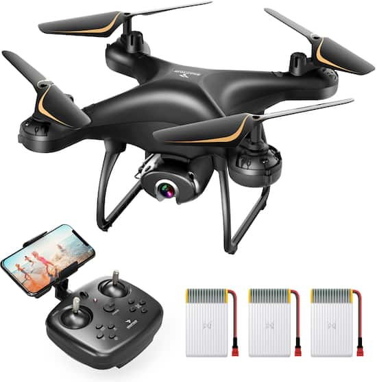 Snaptain 2.7k Drone with Remote Control Black SP680 - Buy