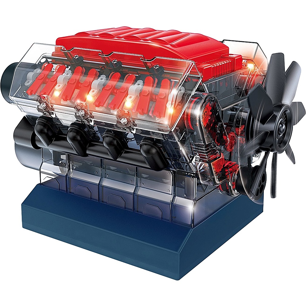 Angle View: Explore Scientific - Explore Science V8 Model Engine Set