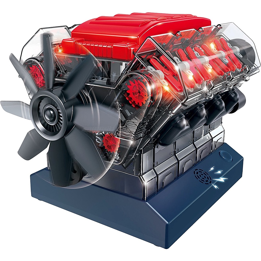 Left View: Explore Scientific - Explore Science V8 Model Engine Set