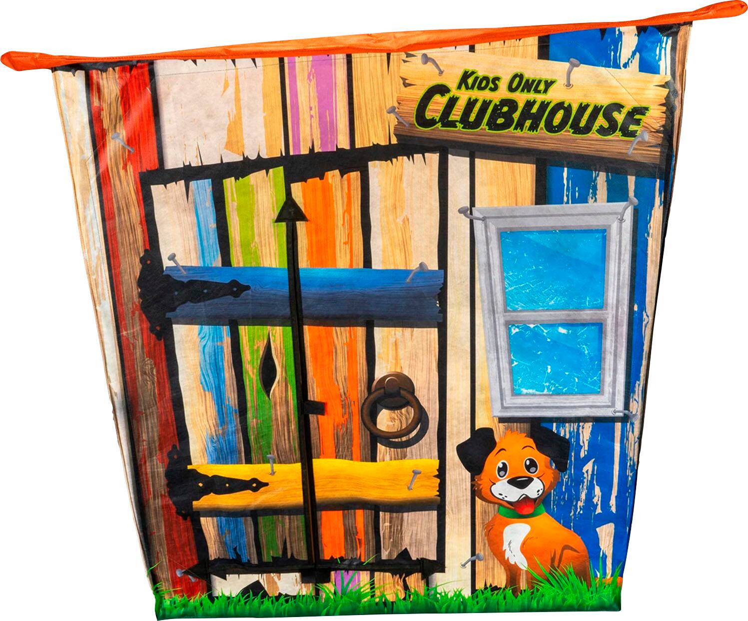 Explore Scientific - ExploreHut Clubhouse Playhouse - Brown