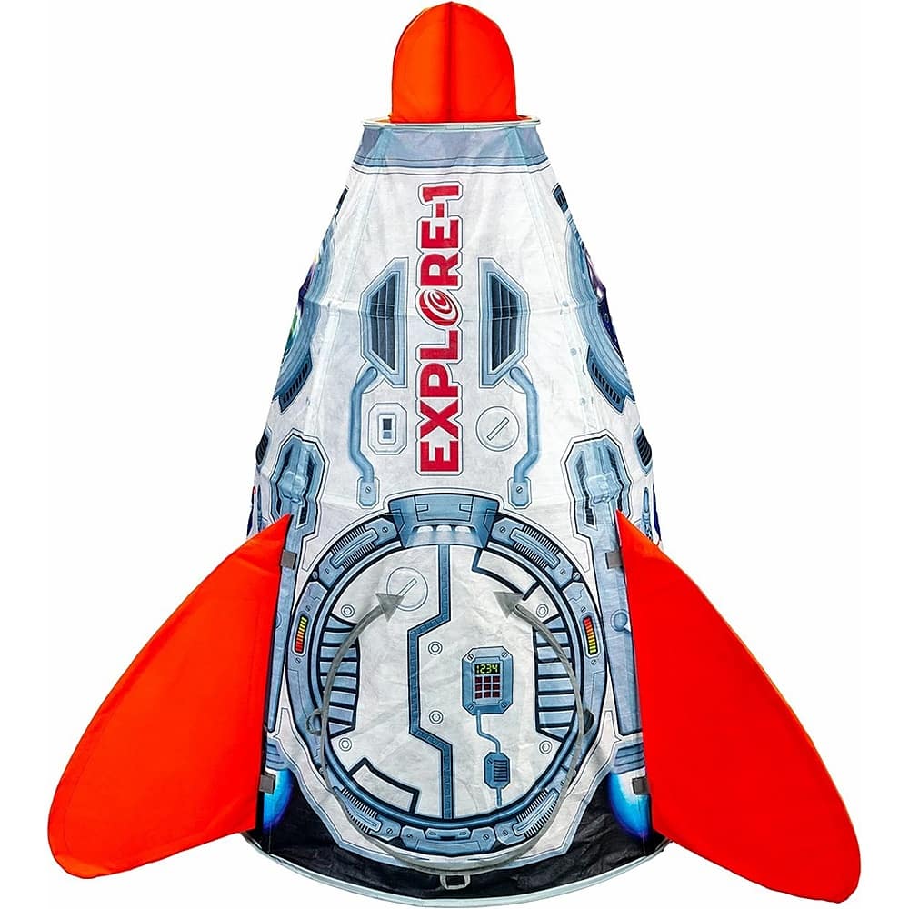 Explore Scientific - ExploreHut Space Rocket - White - Front_Zoom