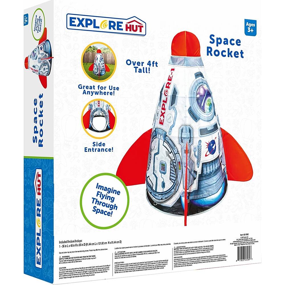 Alt View 15. Explore Scientific - ExploreHut Space Rocket.