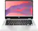 Front. HP - 2-in-1 14" Touch-Screen Chromebook - Intel Celeron - 4GB Memory - 64GB eMMC - Natural Silver.