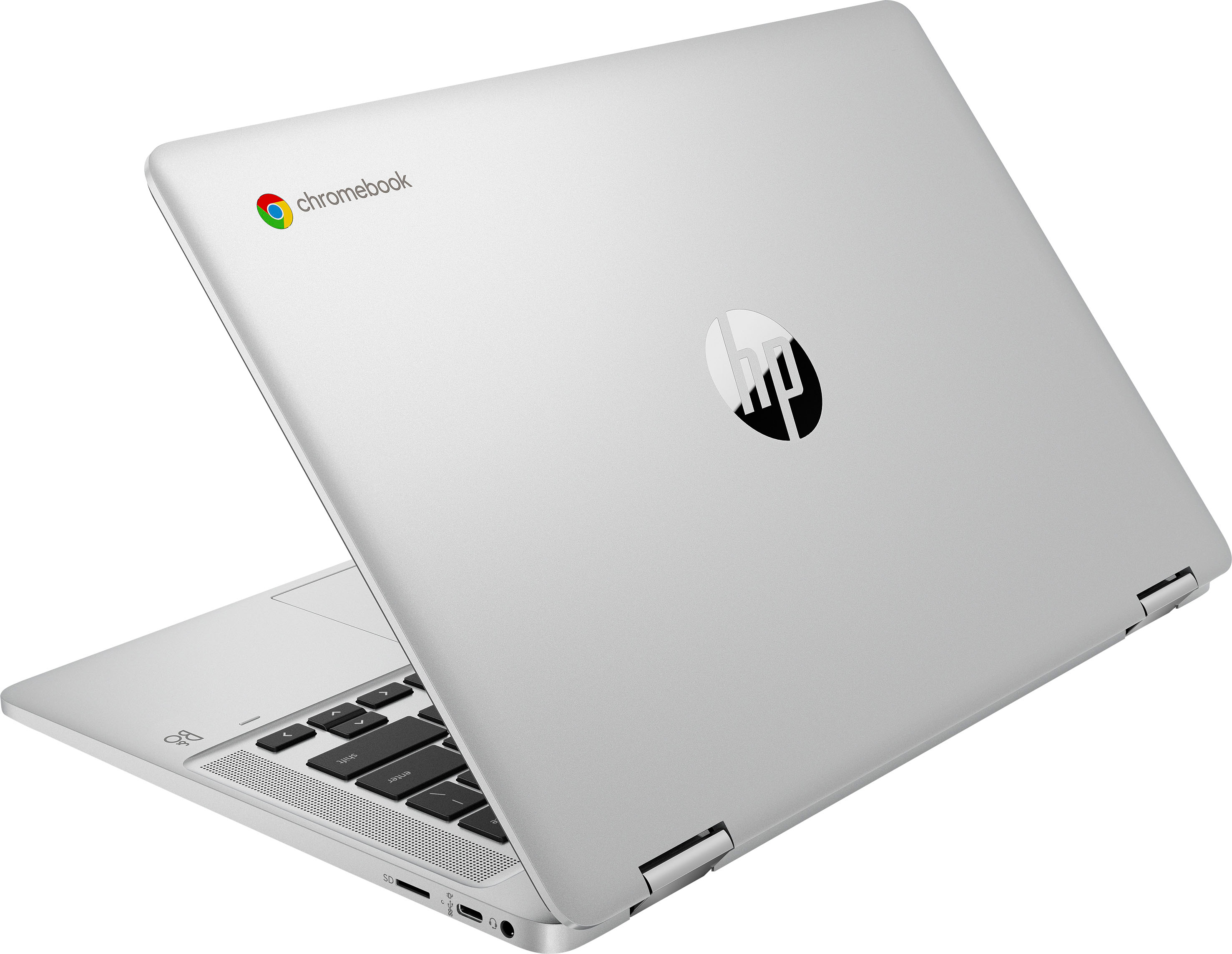 HP 2-in-1 14 Touch-Screen Chromebook Intel Celeron 4GB Memory 64GB eMMC  Natural Silver 14b-cb0033dx - Best Buy