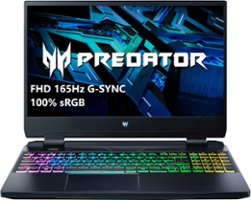 Acer - Predator Helios 300 - 15.6" FHD 165Hz Gaming Laptop – Intel Core i7 – GeForce RTX 3060 - 16GB DDR5 – 512GB PCIe 4.0 SSD - Front_Zoom