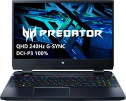 Acer - Predator Helios 300 - 15.6" QHD 240Hz Gaming Laptop – Intel Core i7 – GeForce RTX 3070 Ti - 16GB DDR5 – 1TB PCIe 4.0 SSD - Front_Zoom