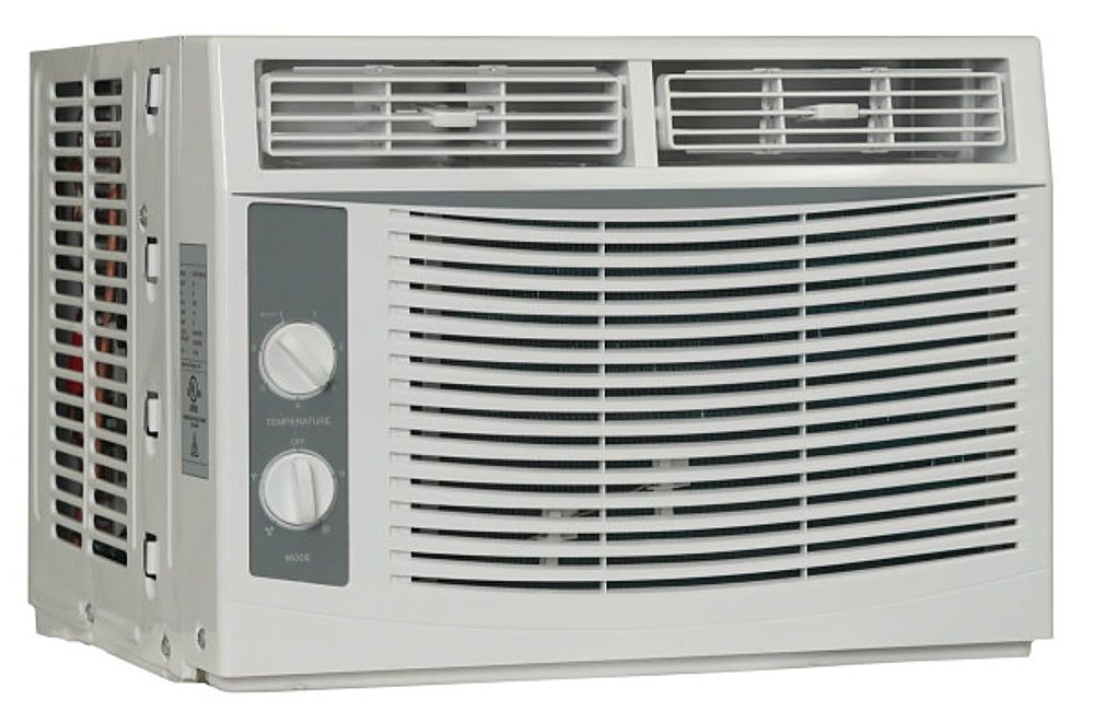Angle View: LG - 1,420 Sq. Ft. 24,000 BTU Smart Window Air Conditioner with 12,000 BTU Heater - White
