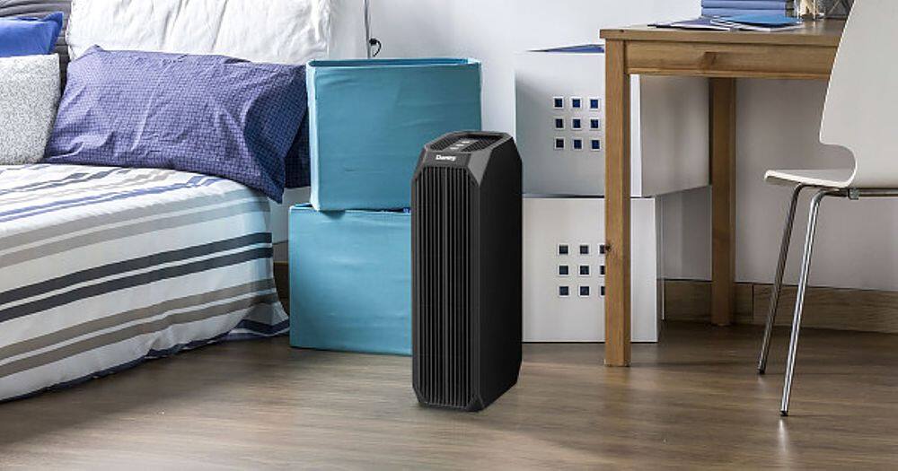 Alt View 11. Danby - DAP143BAB-UV 210 Sq. Ft. Air Purifier - Black.