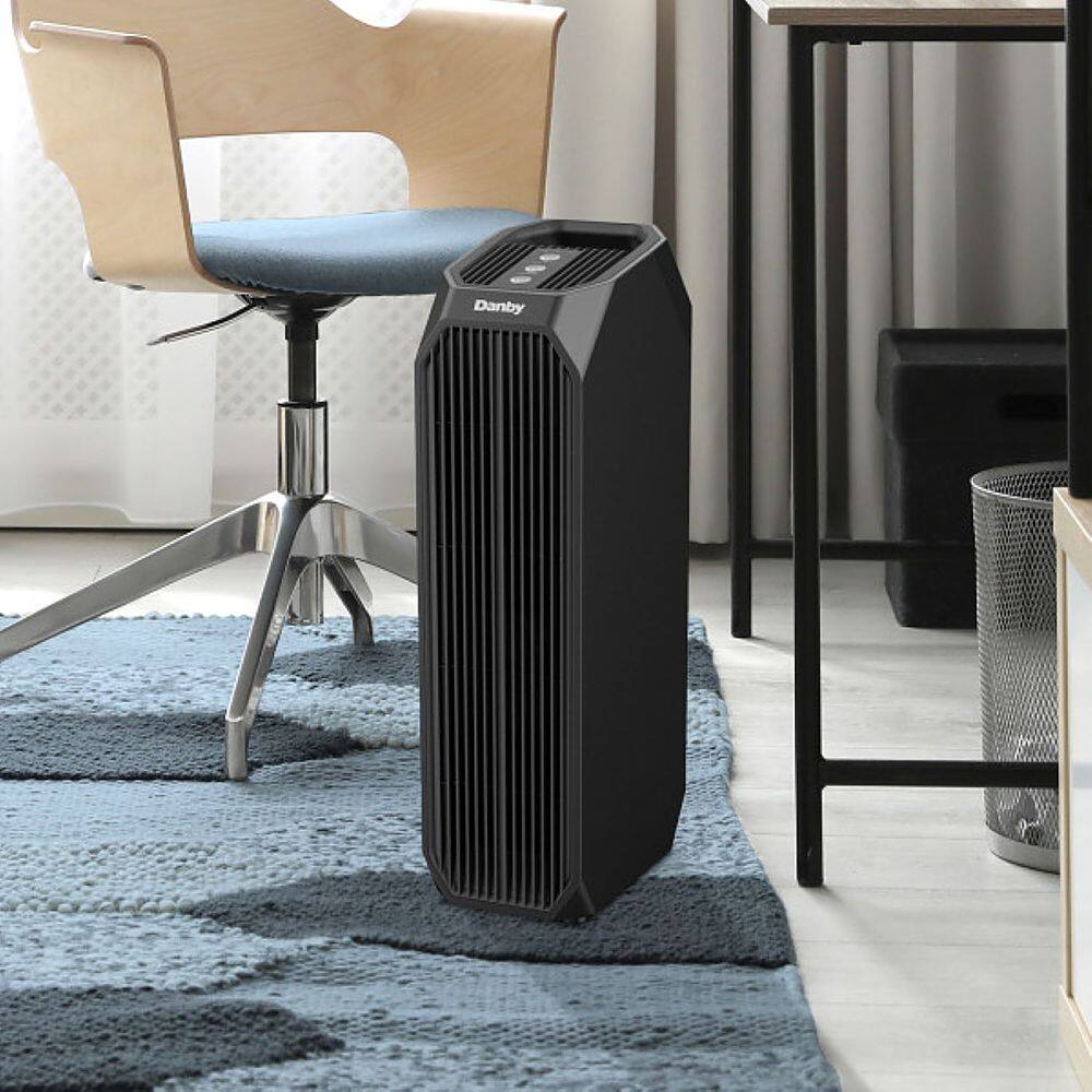 Alt View 12. Danby - DAP143BAB-UV 210 Sq. Ft. Air Purifier - Black.
