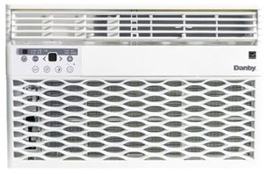 Danby - DAC080EB6WDB 350 Sq. Ft. Window Air Condtioner - White - Front_Zoom