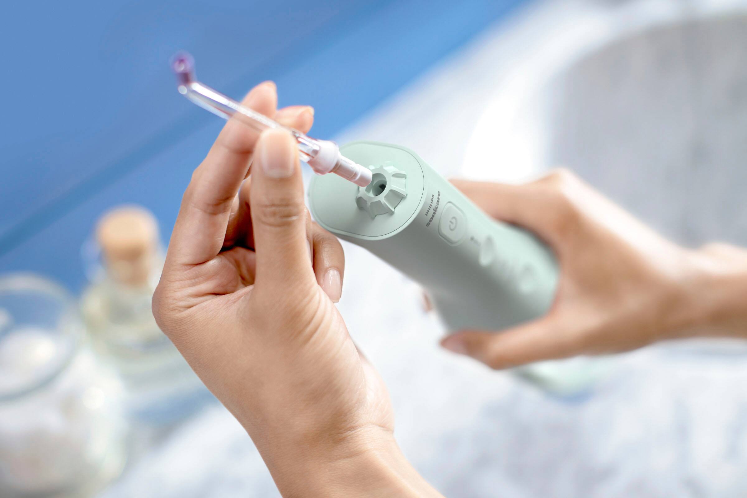 Philips Sonicare Power Flosser 3000 Cordless Mint HX3806/24 Best Buy