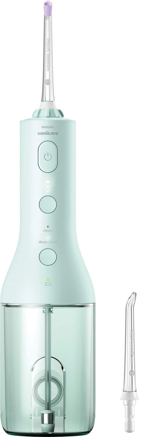 Angle. Philips Sonicare - Power Flosser 3000 Cordless - Mint.