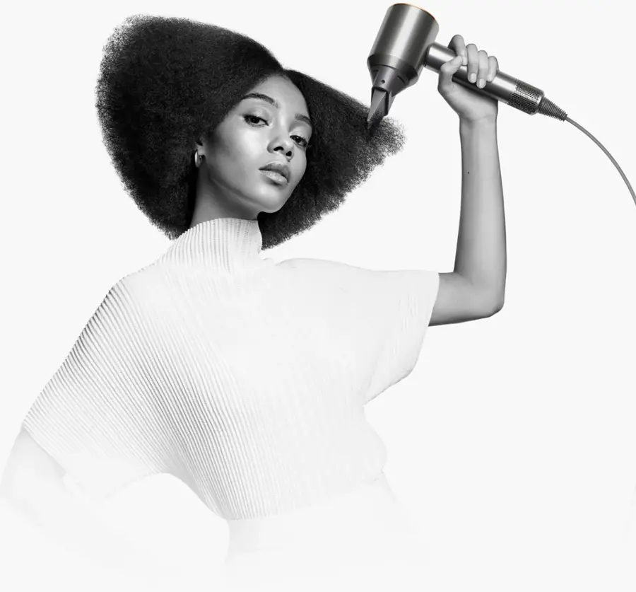 Alt View 21. Dyson - Supersonic Hair Dryer - Nickel/Copper.