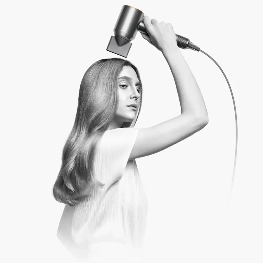 Alt View 23. Dyson - Supersonic Hair Dryer - Nickel/Copper.