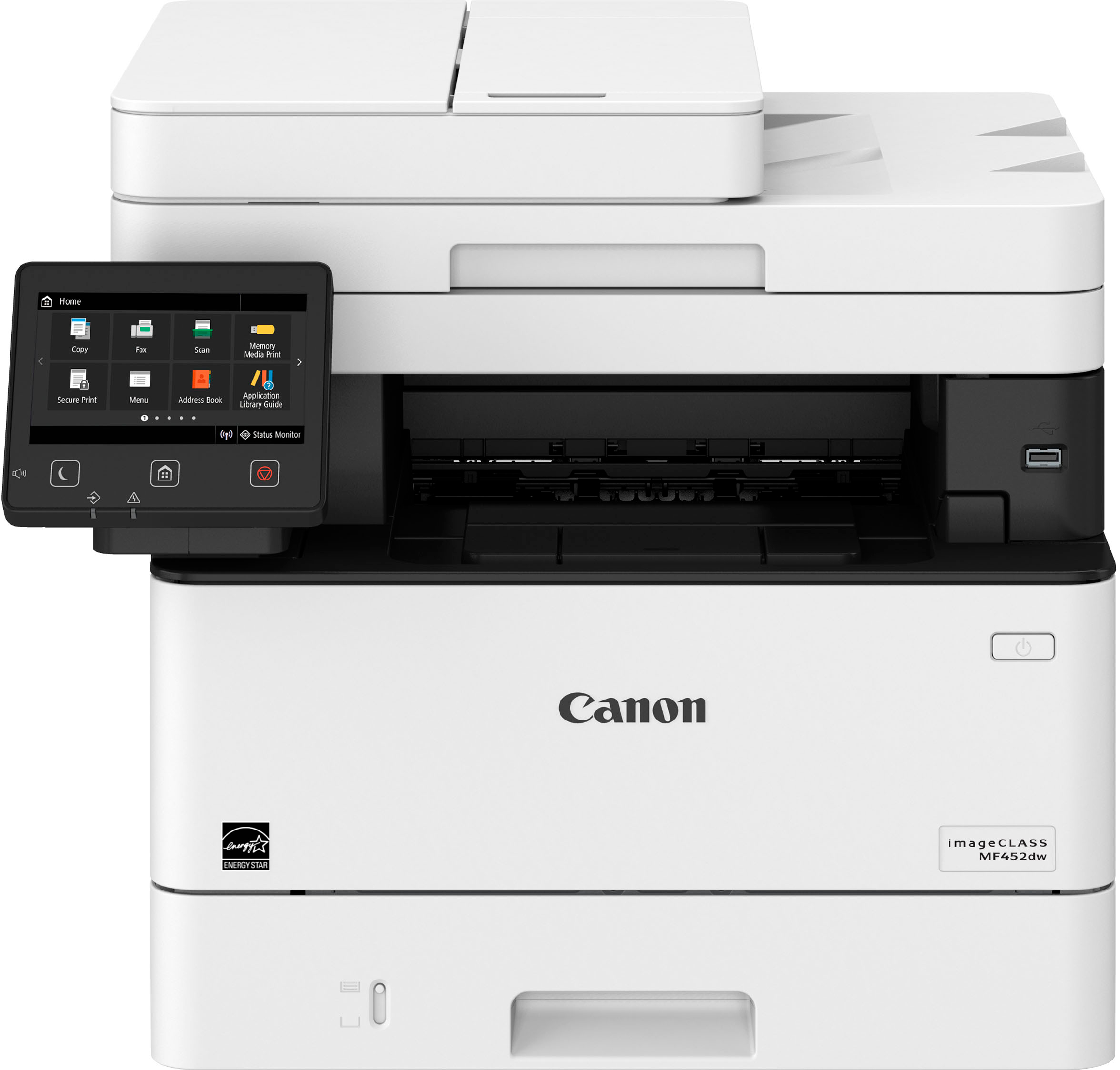 Best Buy: Canon imageCLASS MF452dw Wireless Black-and-White Laser with Fax White 5161C012