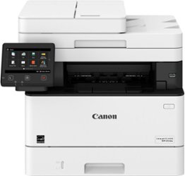 Canon - imageCLASS MF452dw Wireless Black-and-White All-In-One Laser Printer with Fax - White - Front_Zoom