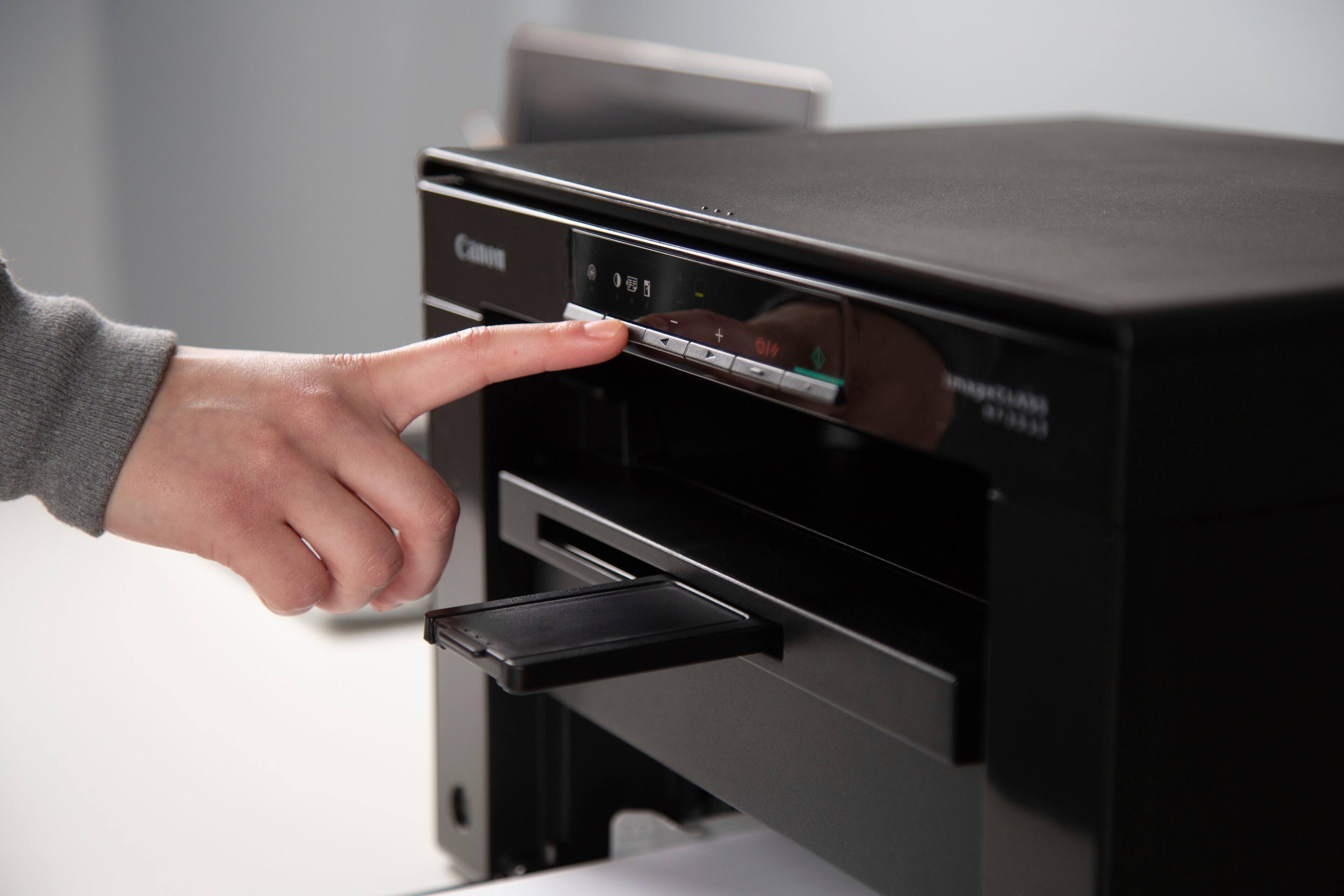 Alt View 17. Canon - imageCLASS MF3010VP Wired Black-and-White All-In-One Laser Printer - Black.