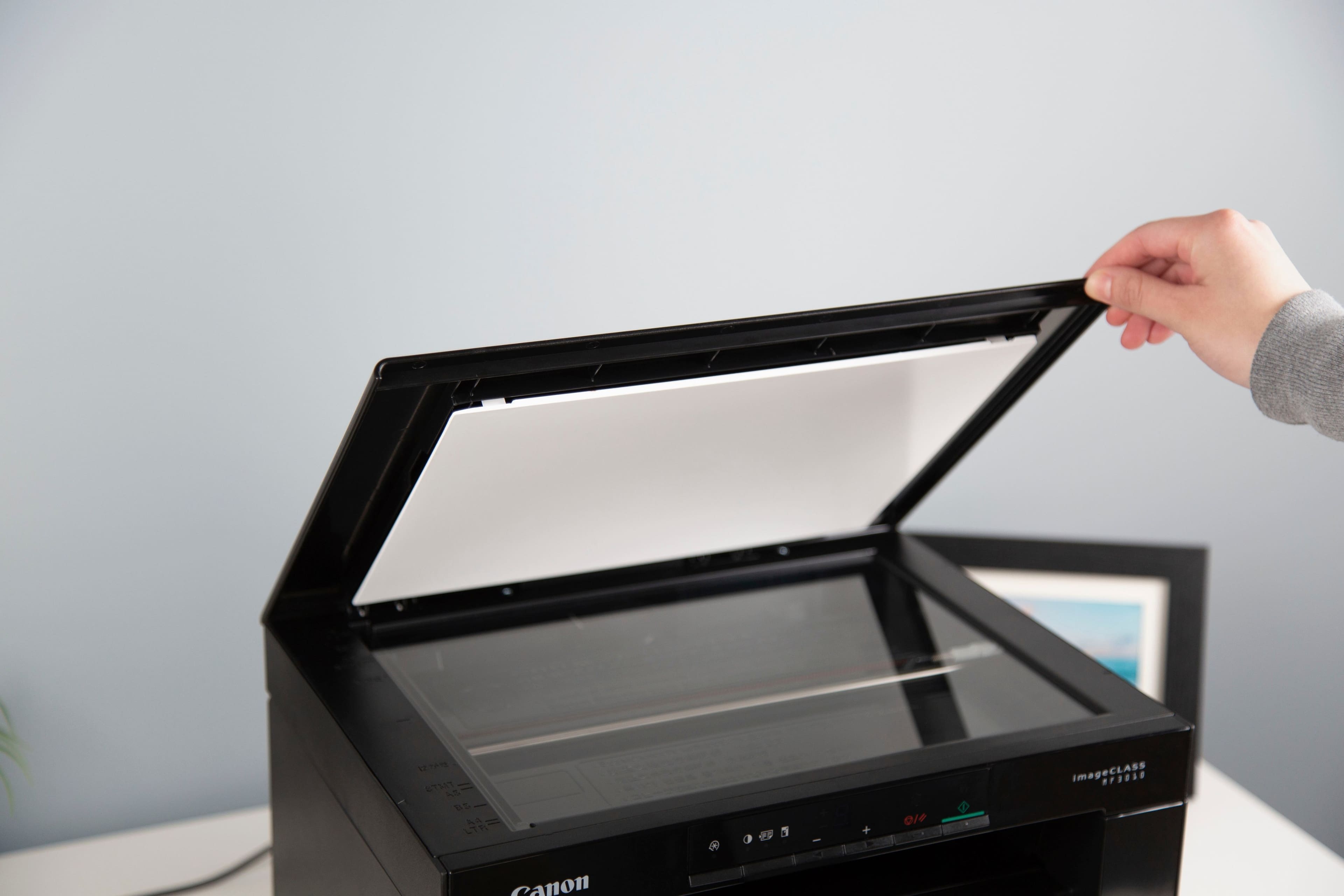 Alt View 29. Canon - imageCLASS MF3010VP Wired Black-and-White All-In-One Laser Printer - Black.