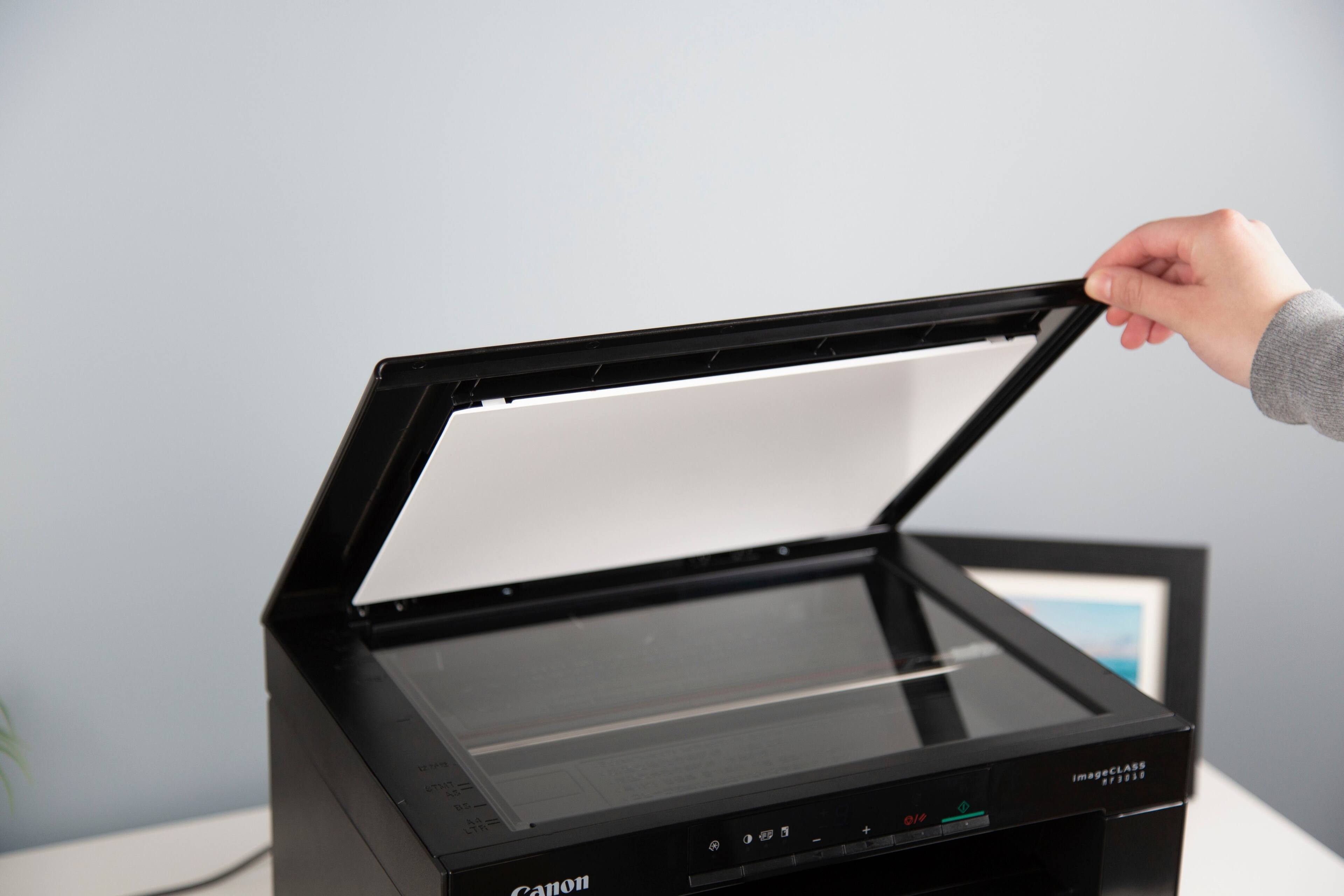 Alt View 29. Canon - imageCLASS MF3010VP Wired Black-and-White All-In-One Laser Printer - Black.