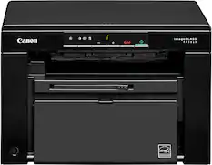 Front. Canon - imageCLASS MF3010VP Wired Black-and-White All-In-One Laser Printer - Black.