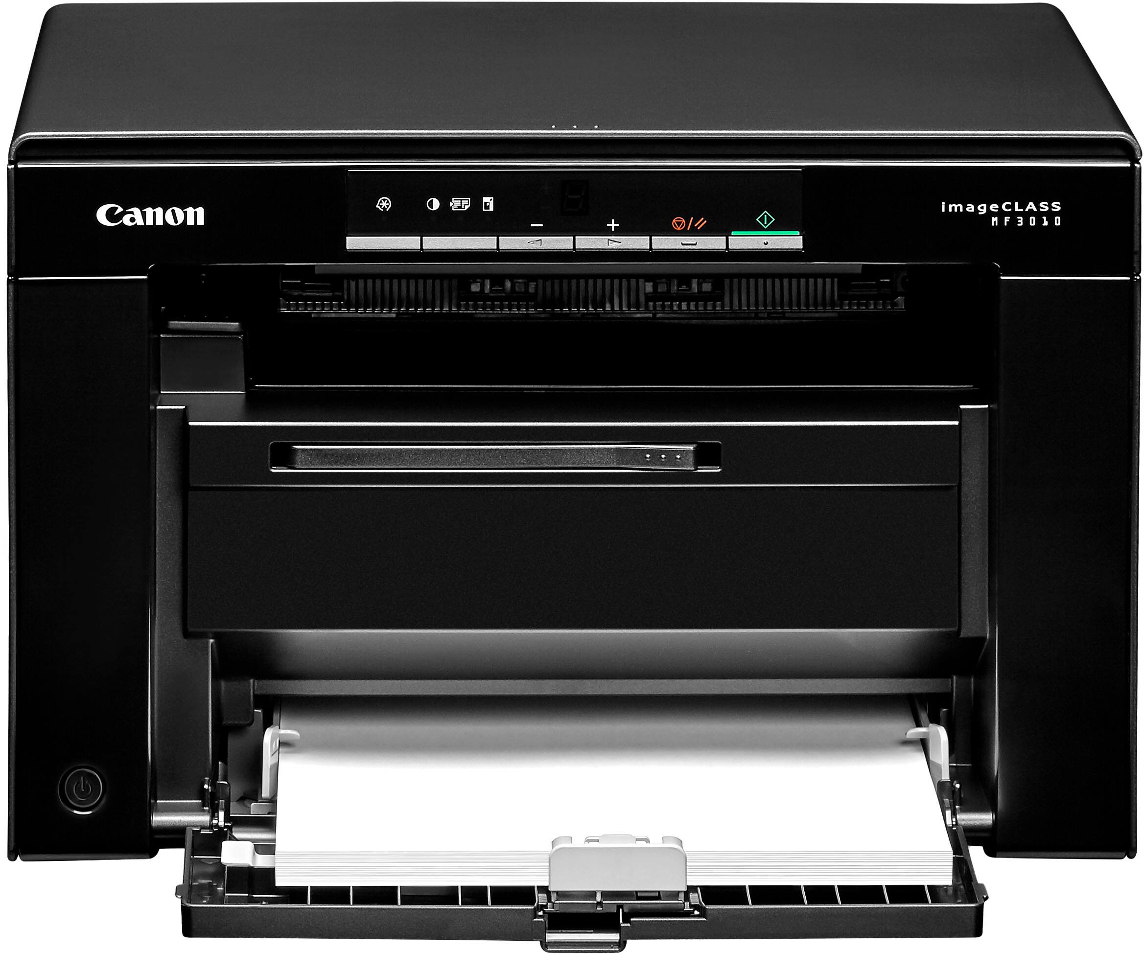 Alt View 1. Canon - imageCLASS MF3010VP Wired Black-and-White All-In-One Laser Printer - Black.