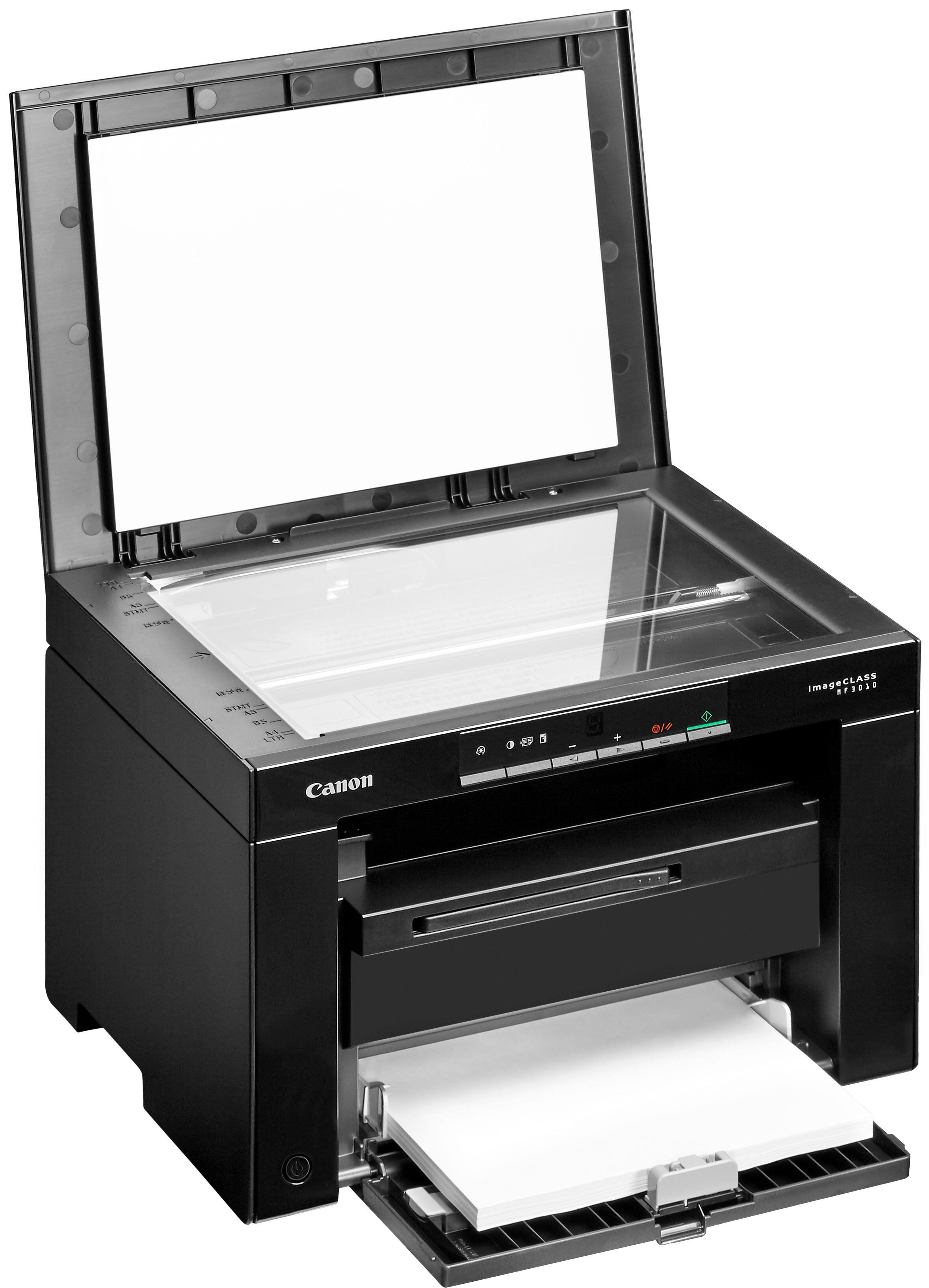 Alt View 11. Canon - imageCLASS MF3010VP Wired Black-and-White All-In-One Laser Printer - Black.
