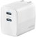 Alt View Zoom 11. Insignia™ - 35W Foldable Compact Dual USB-C Port Wall Charger for iPhone, iPad, MacBook Air, Samsung Smartphones, Tablets and More - White.