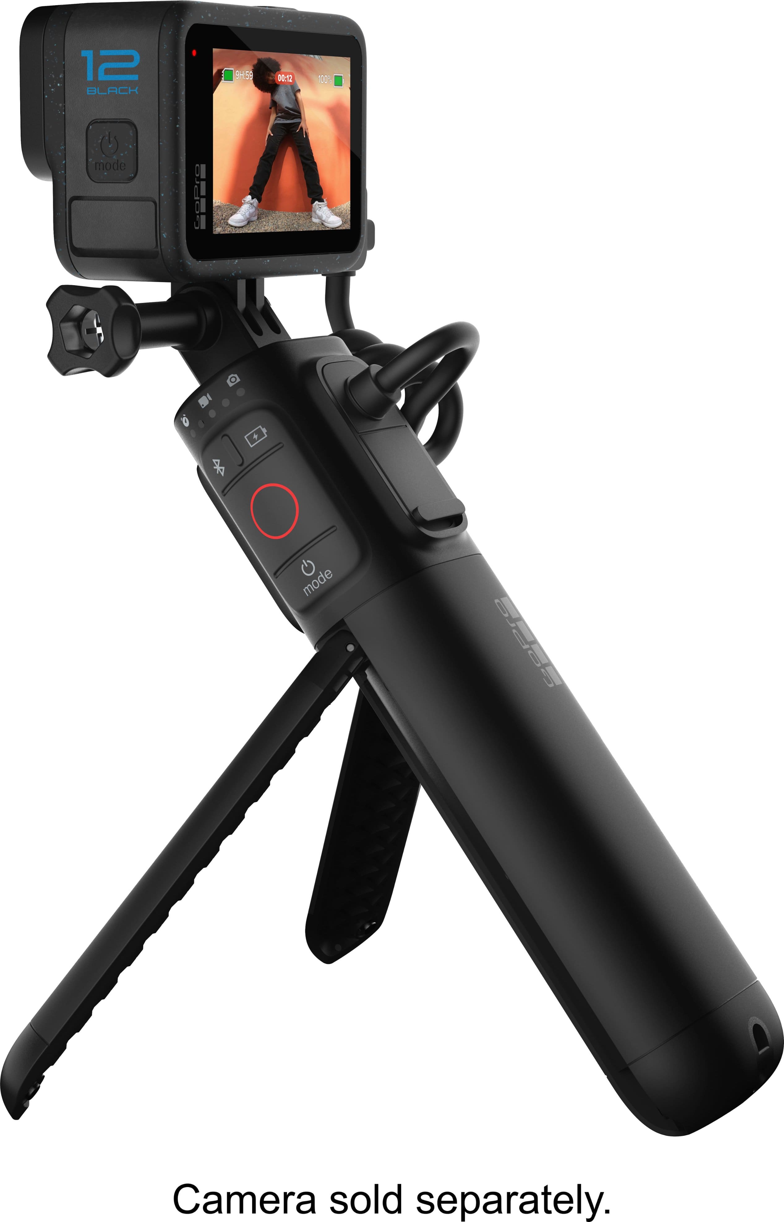 Alt View 15. GoPro - Volta External Battery Grip/Tripod/Remote - Black.