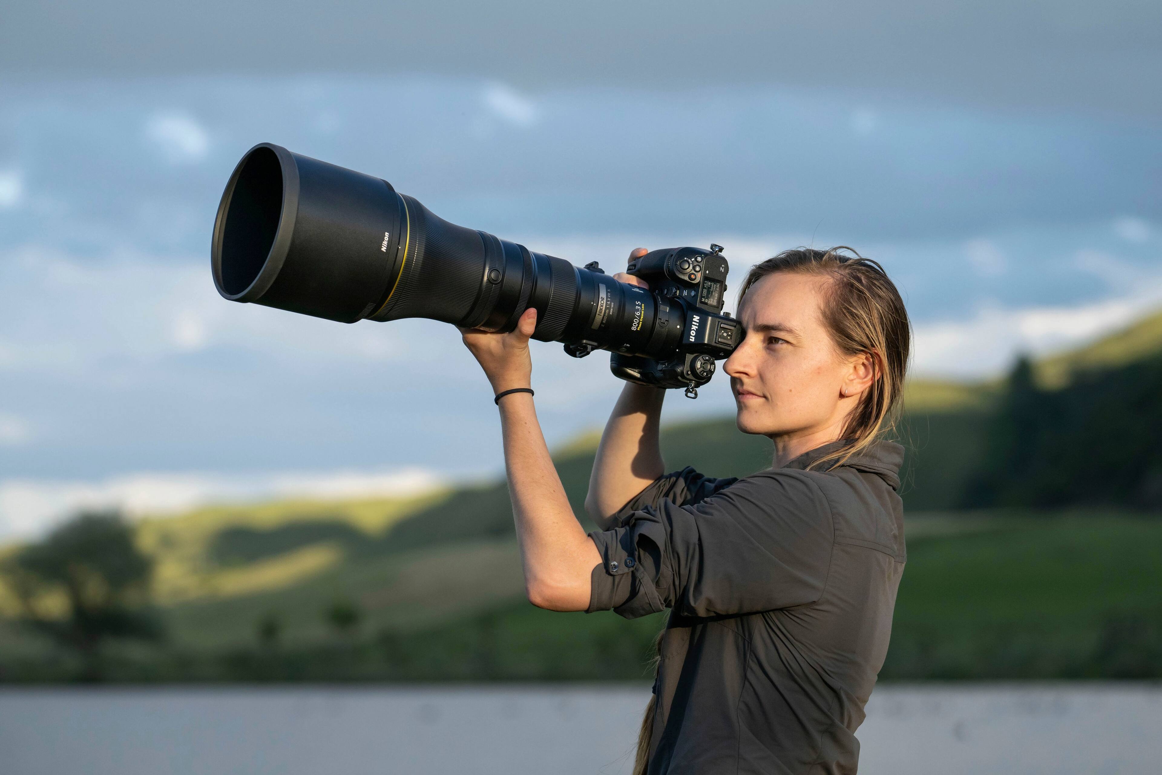 Back. Nikon - NIKKOR Z 800mm f/6.3 VR S Super-Telephoto Lens for Nikon Z-Series Mirrorless Cameras - Black.