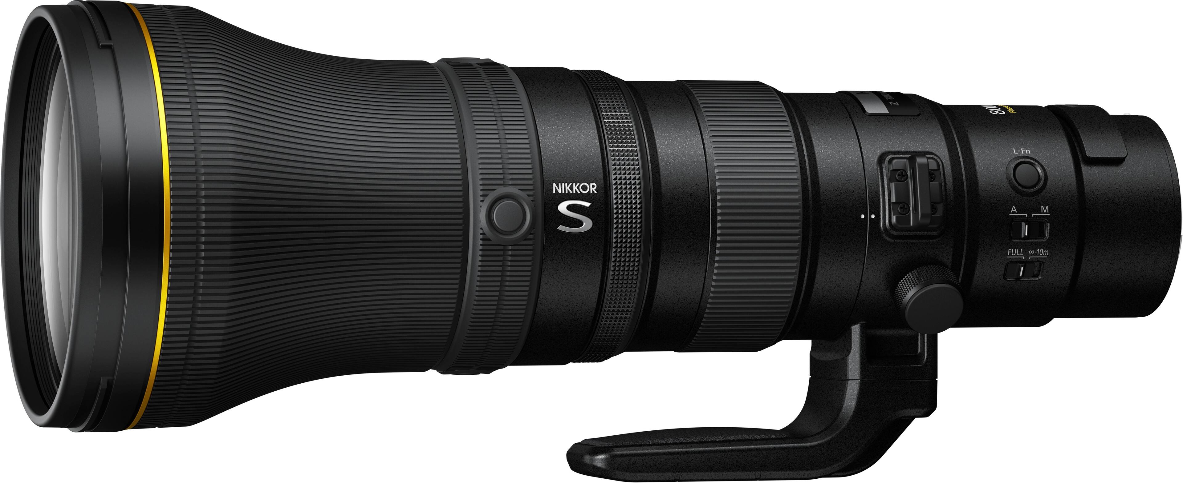 Angle. Nikon - NIKKOR Z 800mm f/6.3 VR S Super-Telephoto Lens for Nikon Z-Series Mirrorless Cameras - Black.