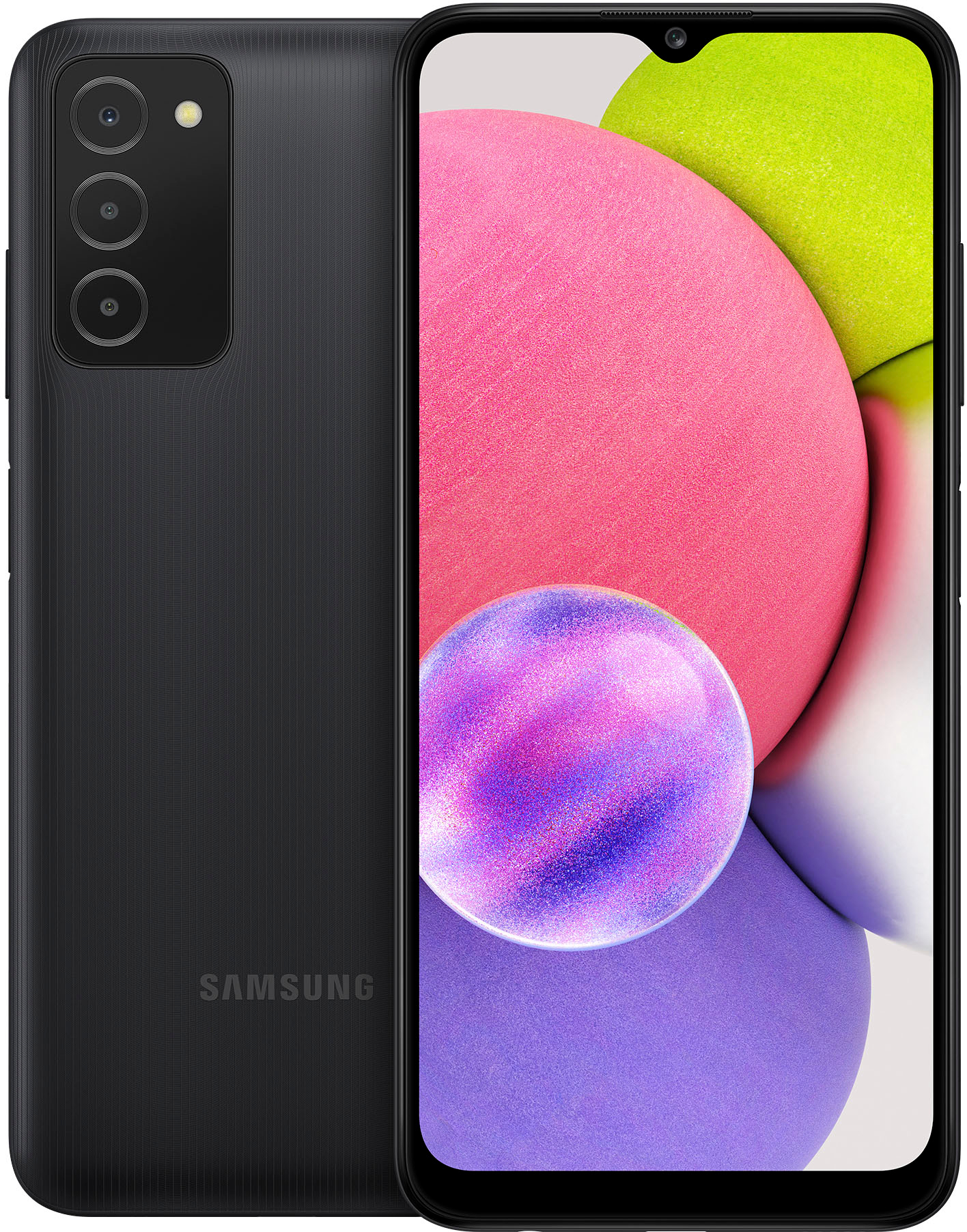Boost Mobile Samsung Galaxy A03S 32GB Prepaid Black SPHA037UANBRB