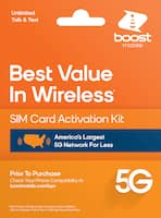 Boost Mobile - Starter SIM Kit - Orange - Front_Zoom